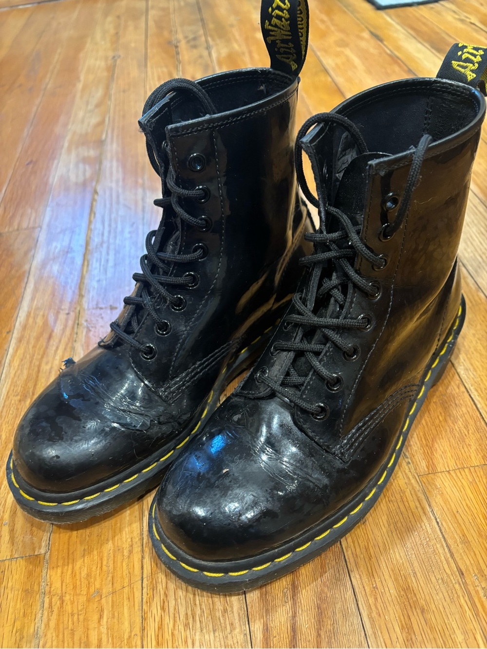 Classic Black Leather Lace-Up Dr. Martens